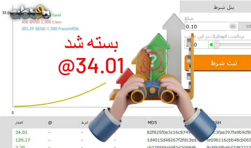روش های پیش بینی الگوریتم بازی انفجار